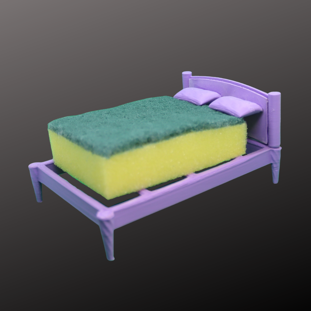 Support "LIT" pour éponge de cuisine