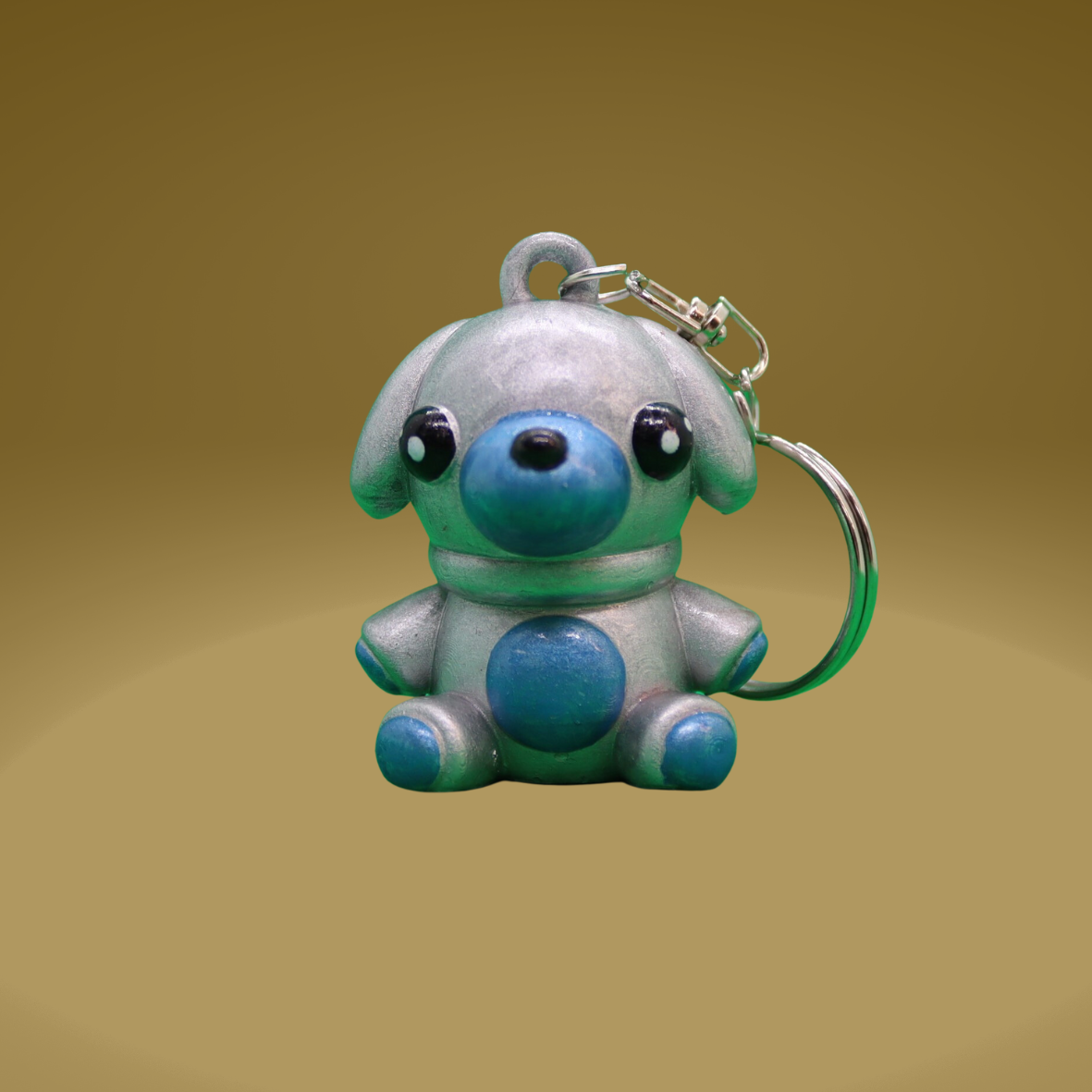 Porte clefs "CHIEN ARGENTE"