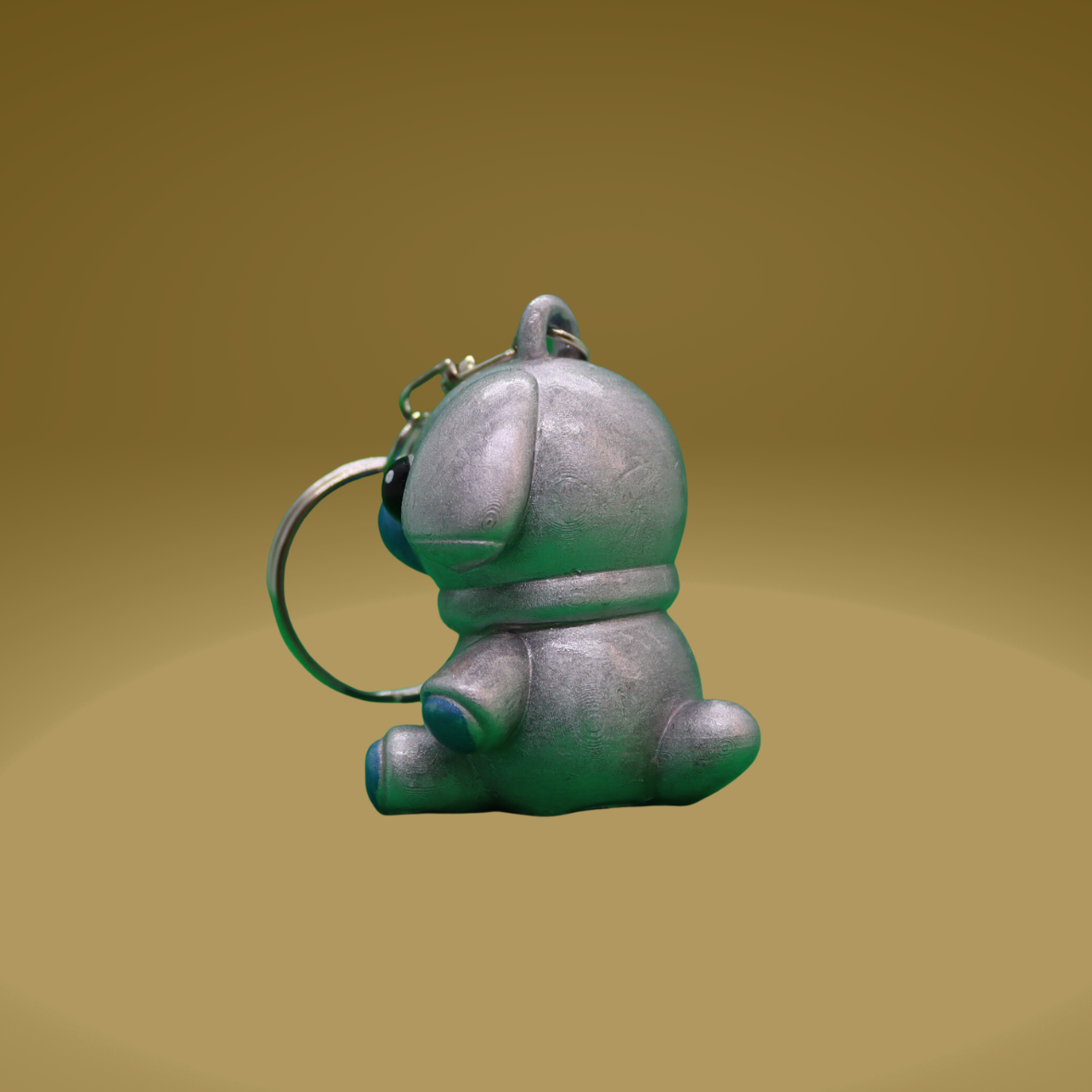 Porte clefs "CHIEN ARGENTE"