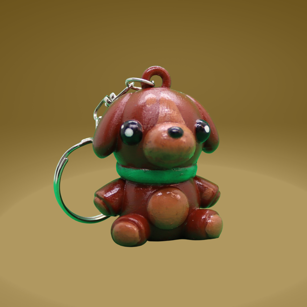 Porte clefs "CHIEN BRUN"