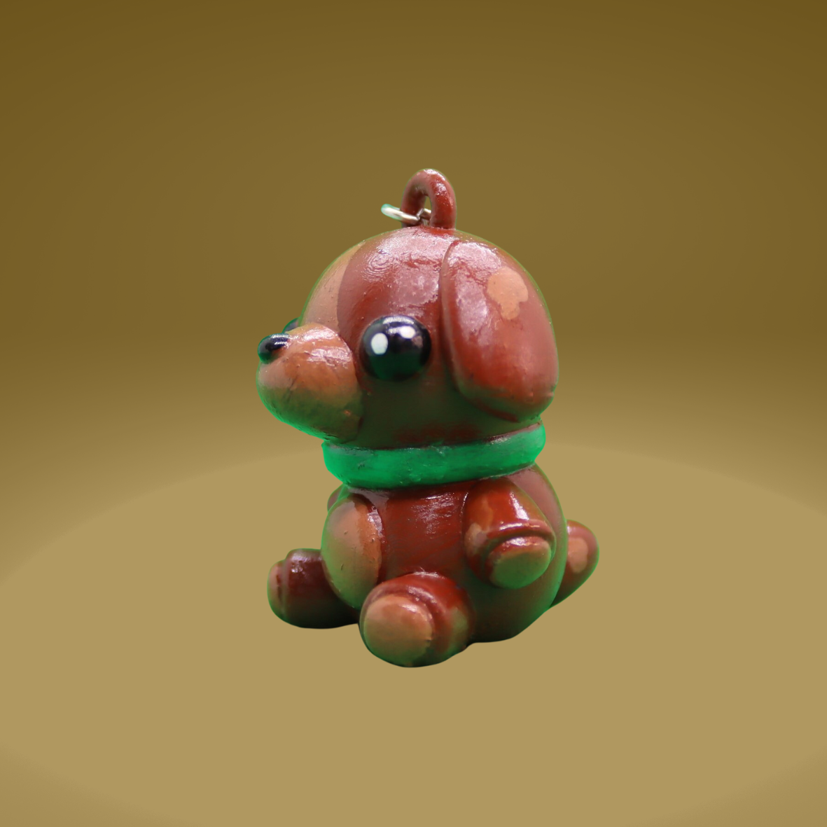 Porte clefs "CHIEN BRUN"