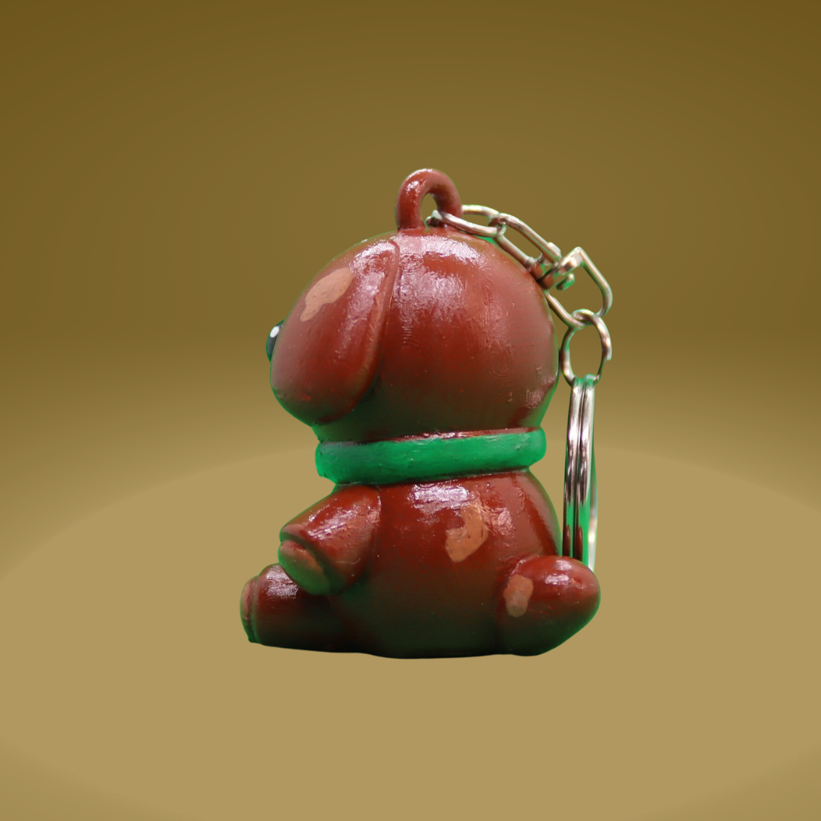 Porte clefs "CHIEN BRUN"