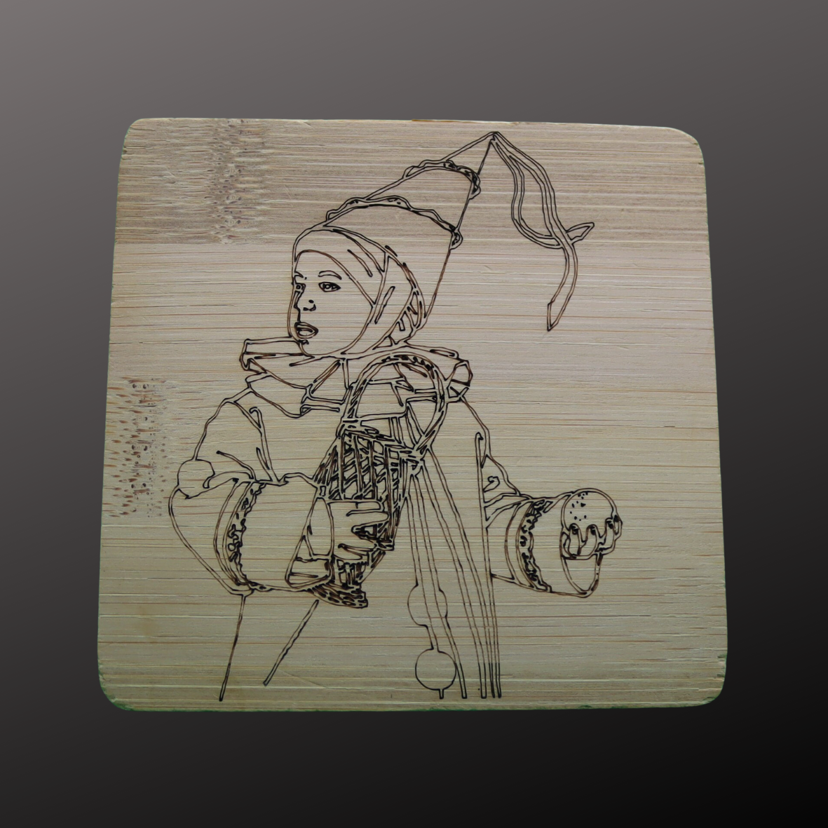 4 SOUS VERRES "Binchois"