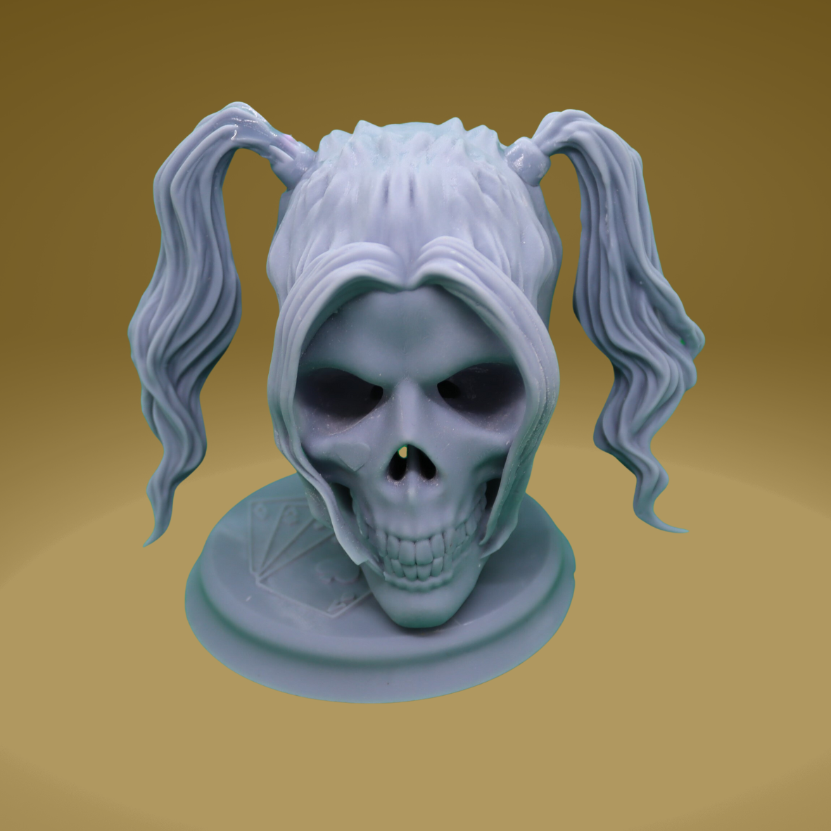 Tête d'HARLEY QUEEN à peindre