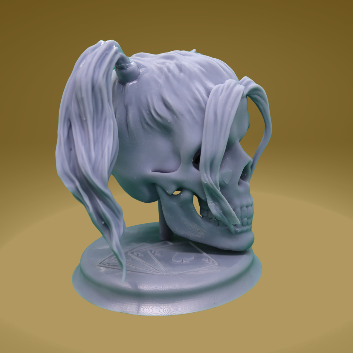 Tête d'HARLEY QUEEN à peindre