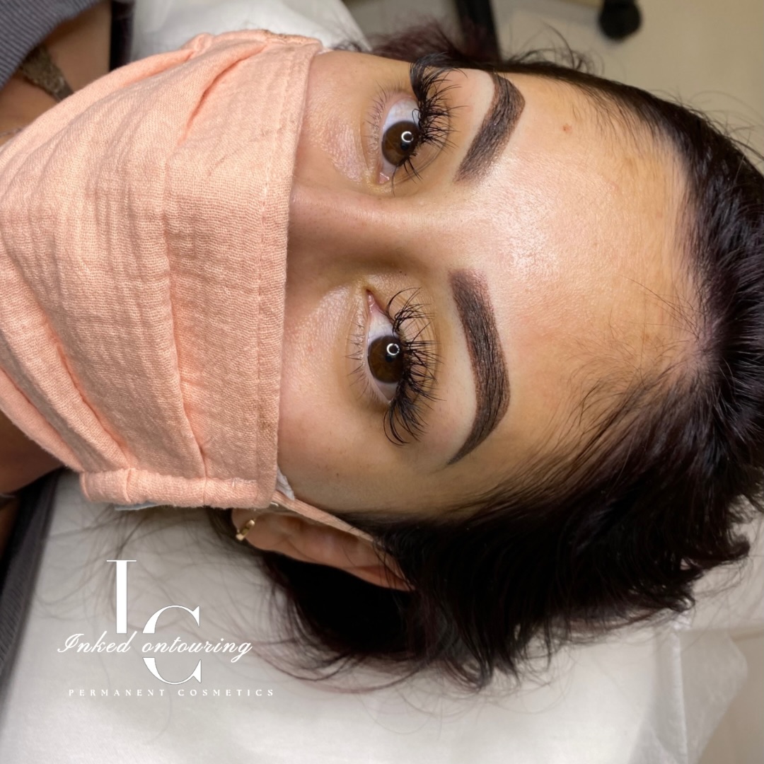 Ombré Powder Brows (soft gradient look at the front of brow)