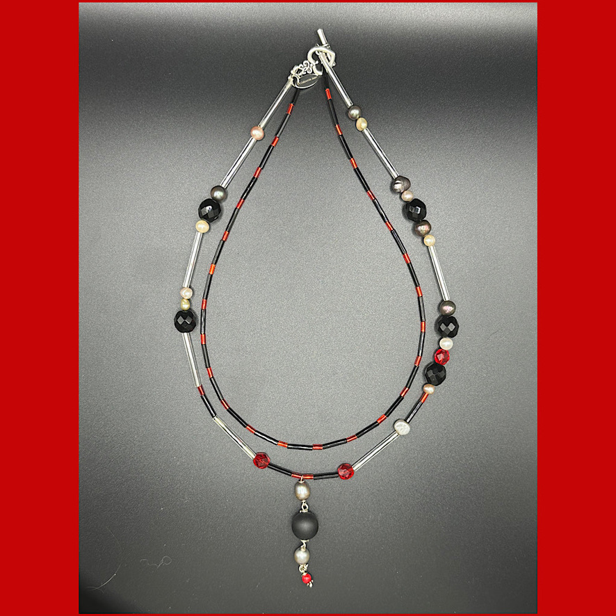 Centred and Doubled Down Necklace