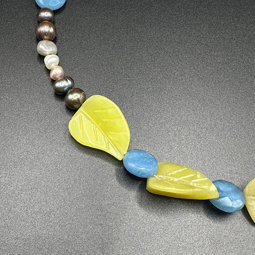 Green Leaves and Hope Necklace