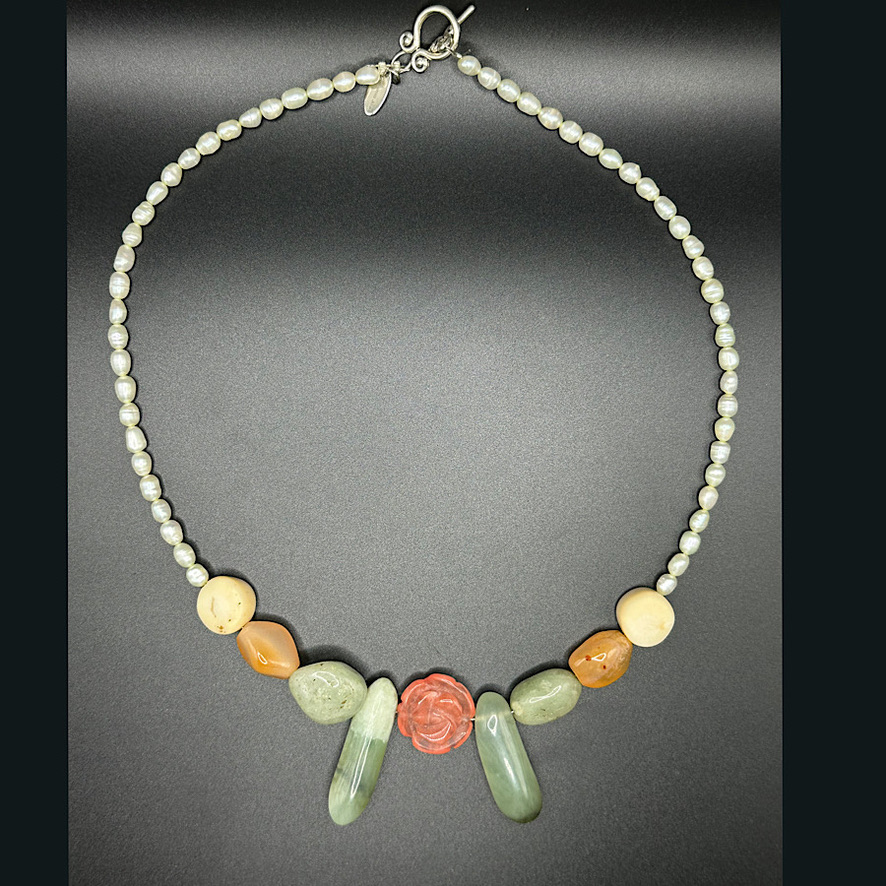 Spring Rose Necklace