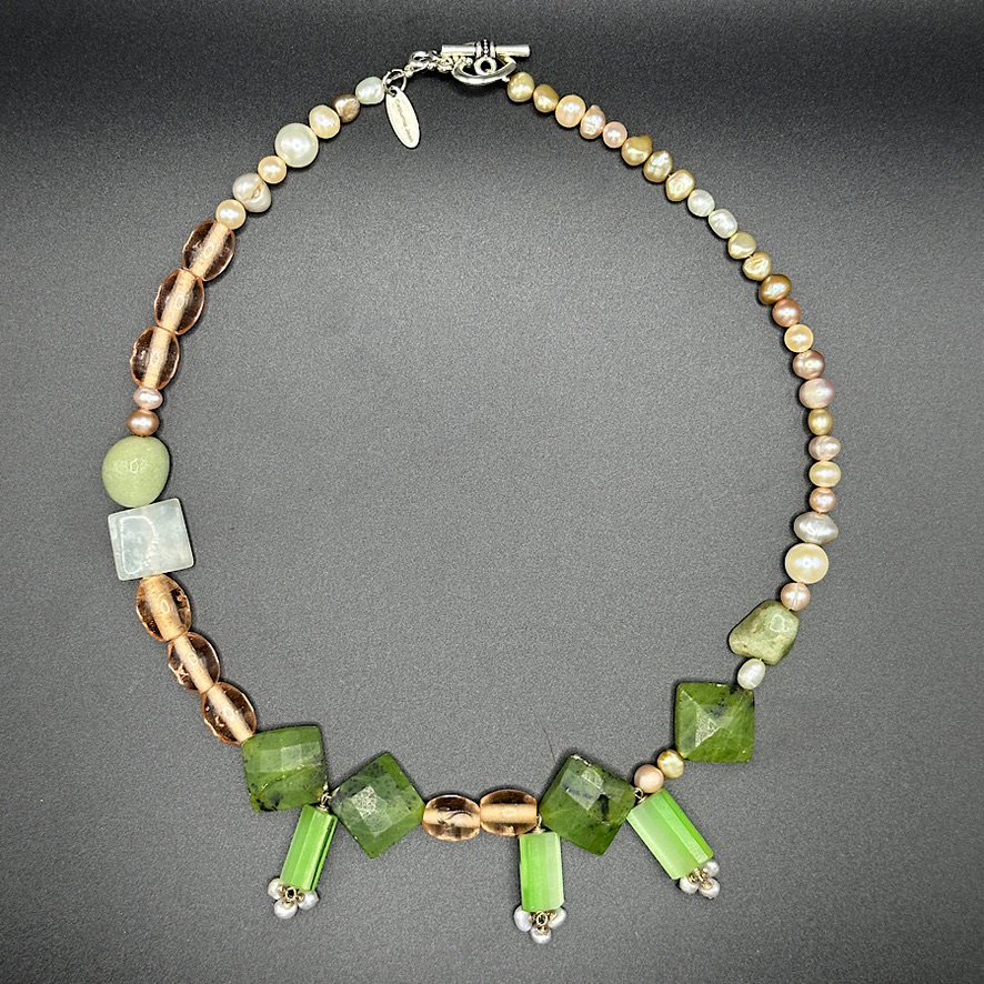 Spring Cluster Necklace