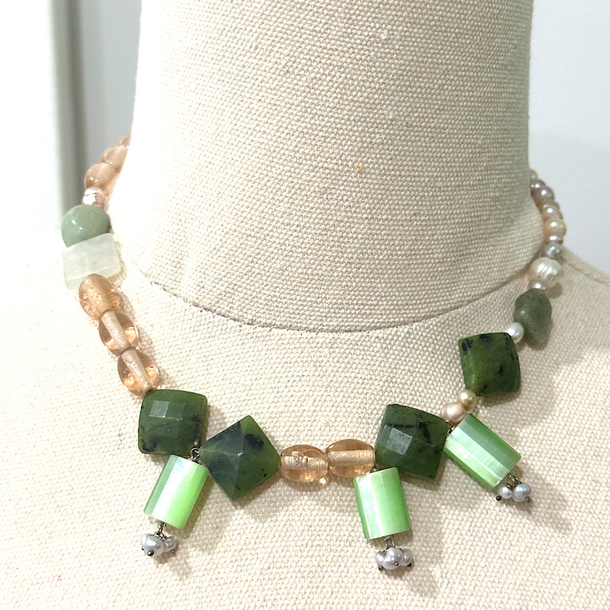 Spring Cluster Necklace