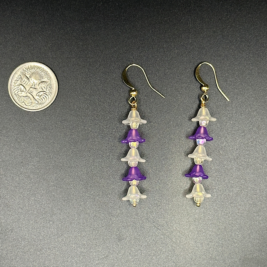 Cascade Flower Drop Earrings