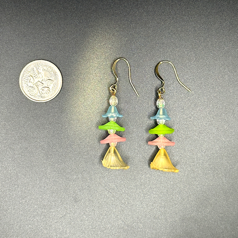 Cascade Flower Drop Earrings