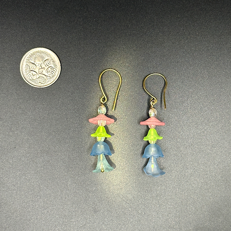 Cascade Flower Drop Earrings