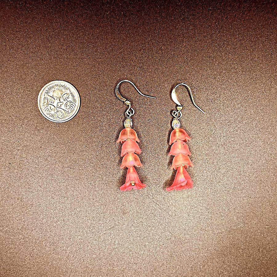 Cascade Flower Drop Earrings