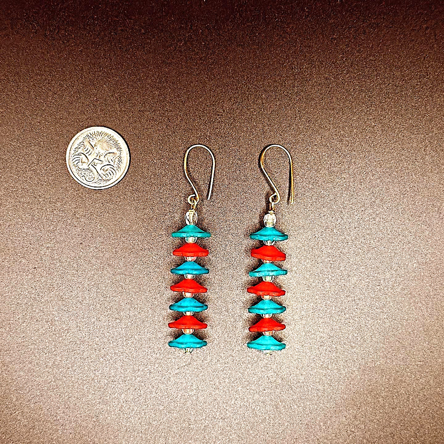 Cascade Flower Drop Earrings