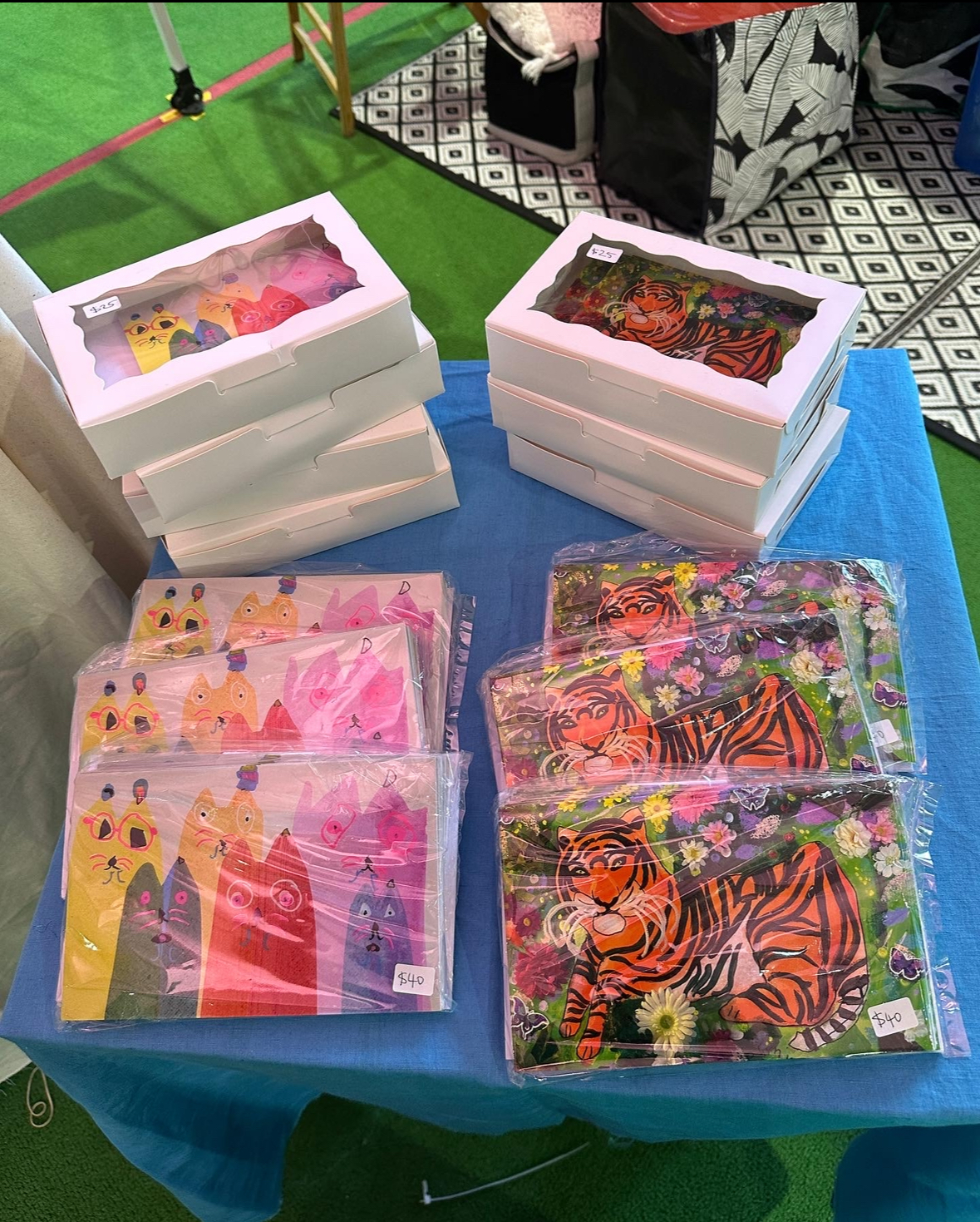 Cats! Cats! In Party Hats! Boxed Note Cards