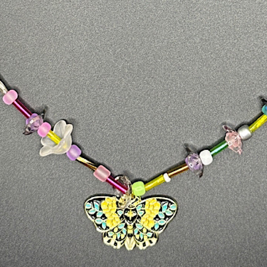 Night Pollinator Spring Garden Necklace