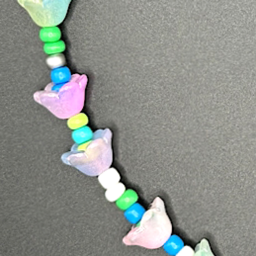 Night Pollinator Spring Flower Necklace