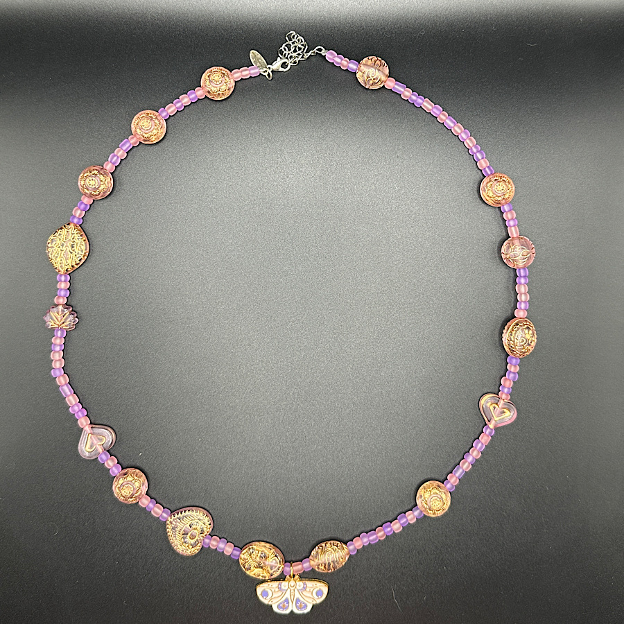 Night Pollinator Fairy Floss Necklace