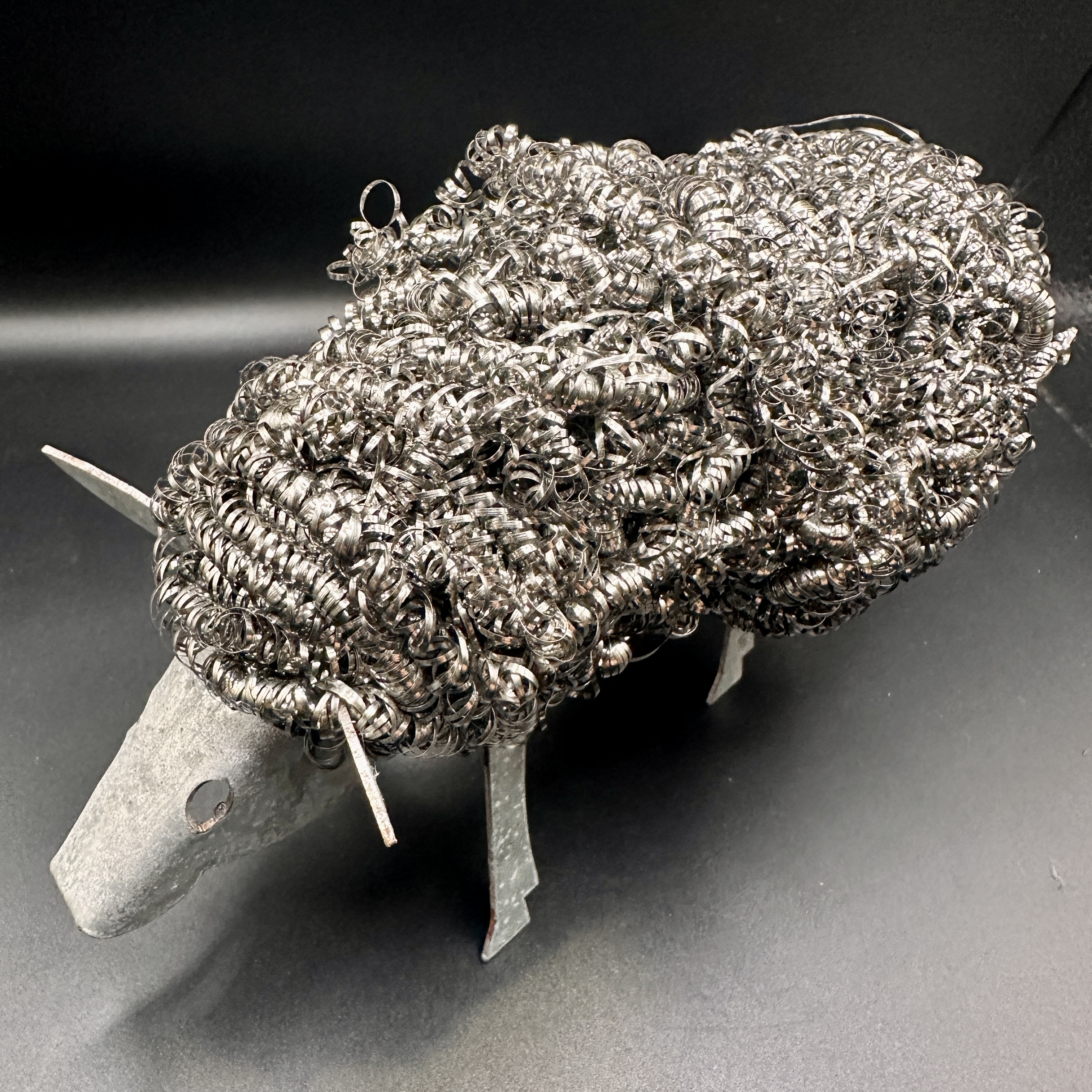 Steel Wool Sheep Family