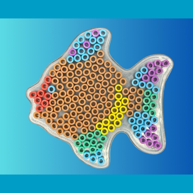 Hama Bead Fish Tote Bag