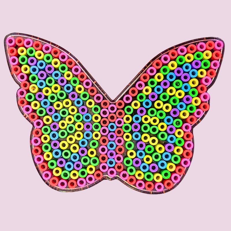 Hama Bead Butterfly Tote Bag