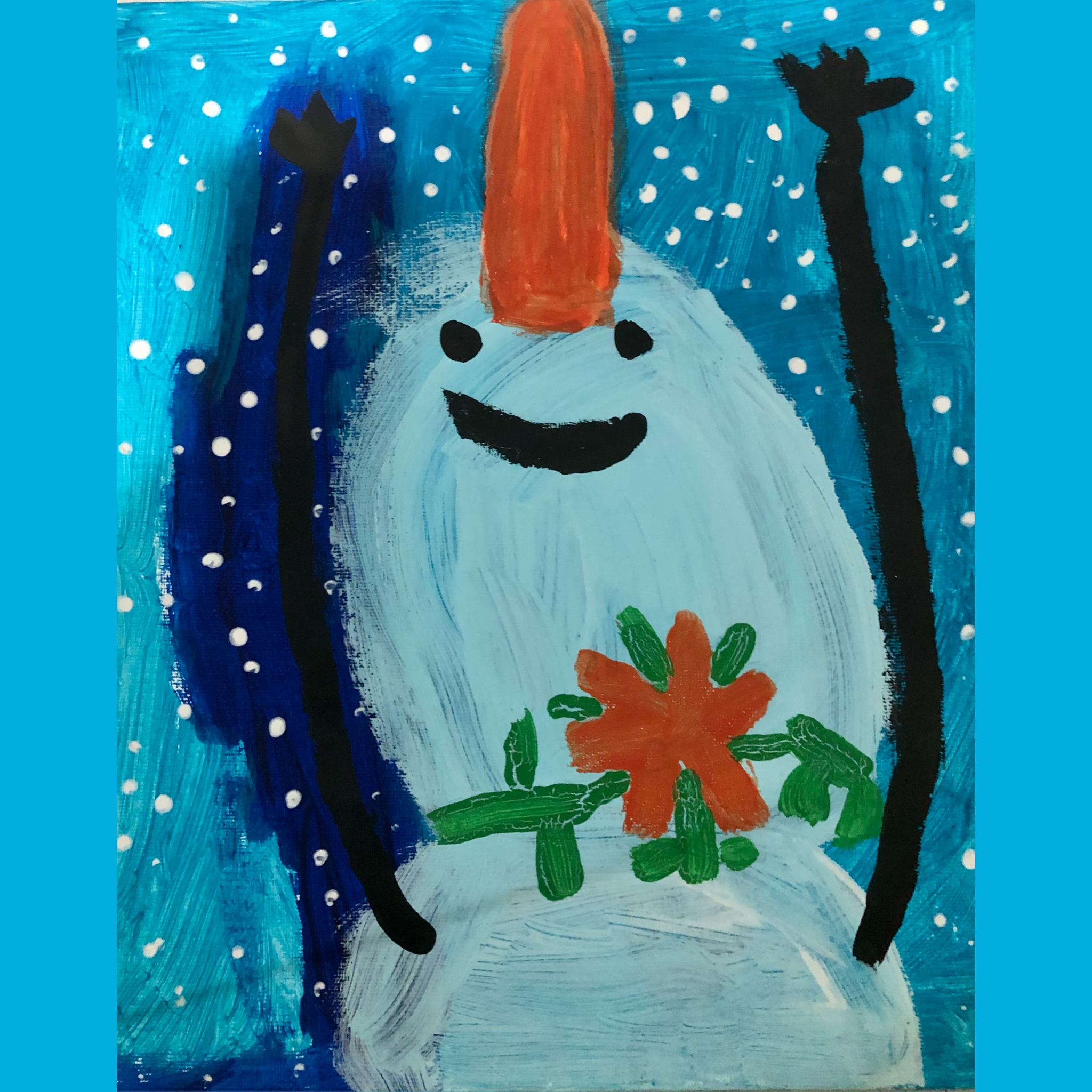 White Doof Snowman Tote Bag