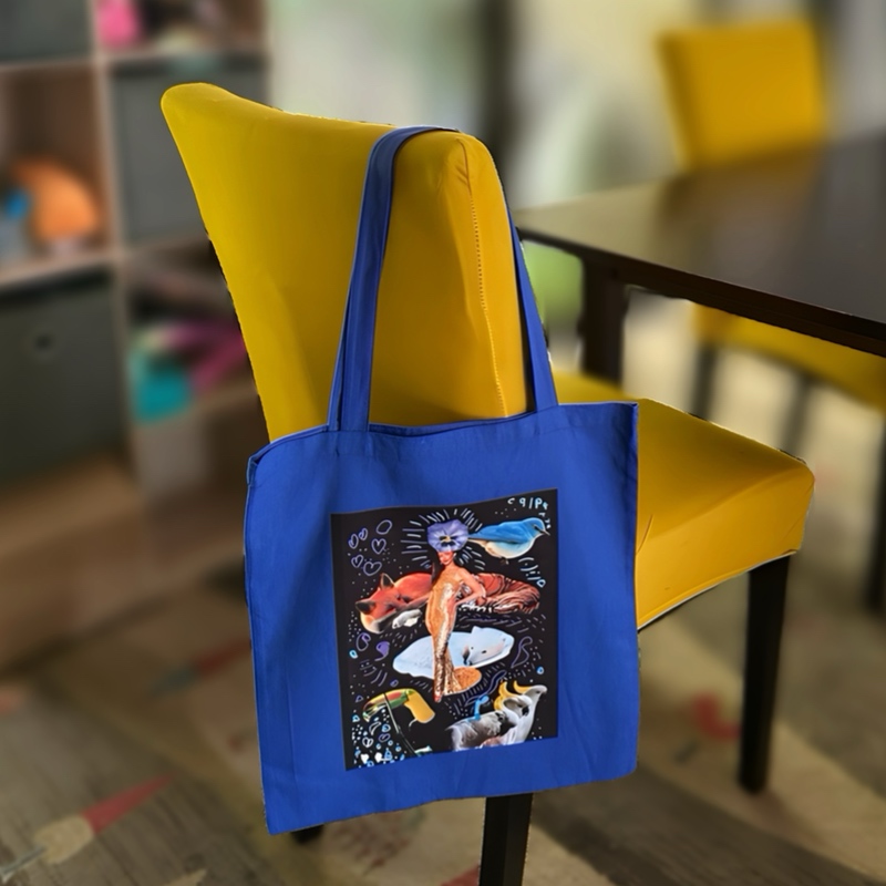 Animal Lover Collage Tote Bag