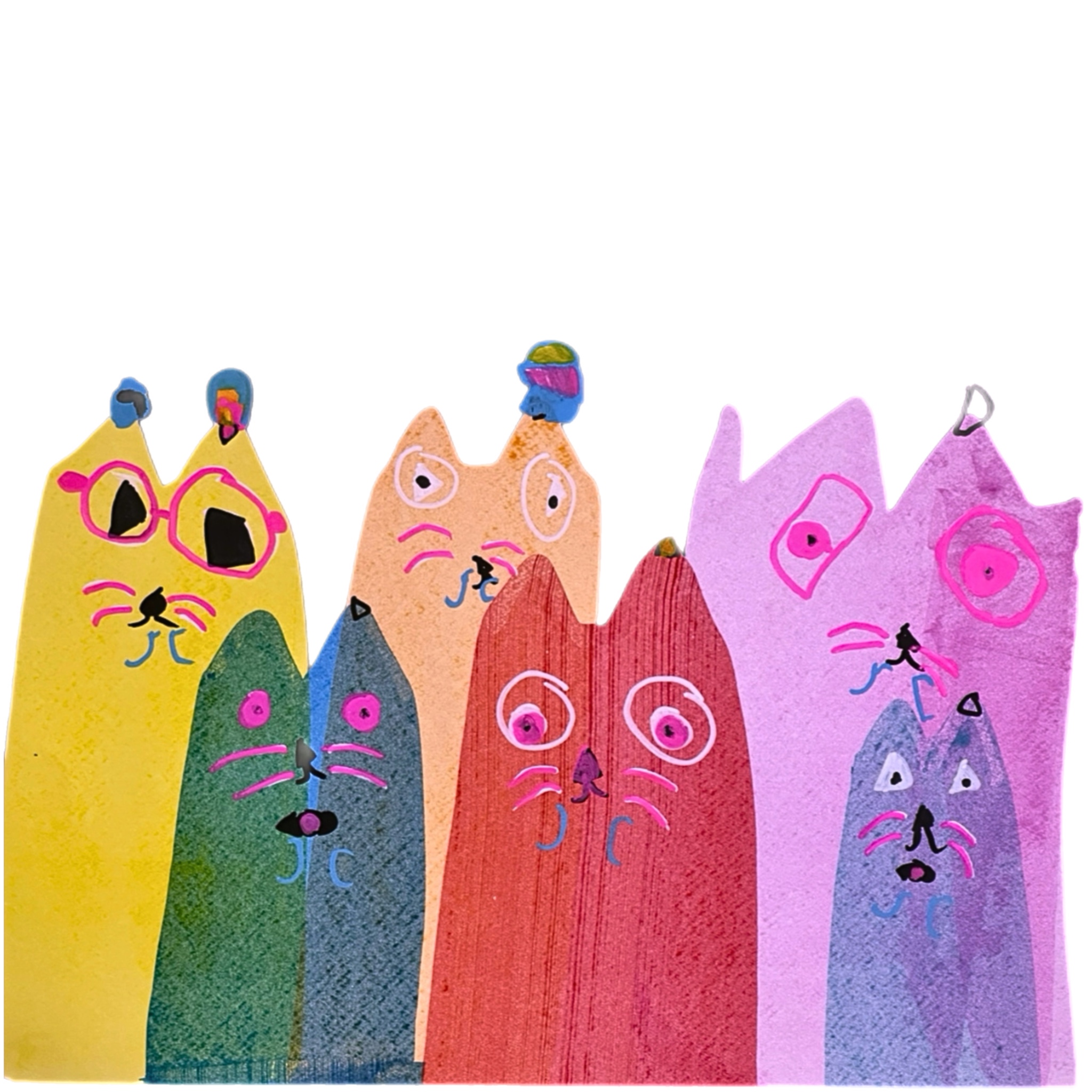 White Cats! Cats In Party Hats! Tote Bag