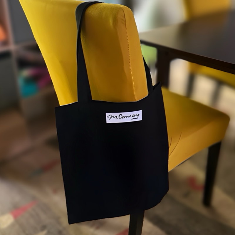 Tired Robot Tote Bag