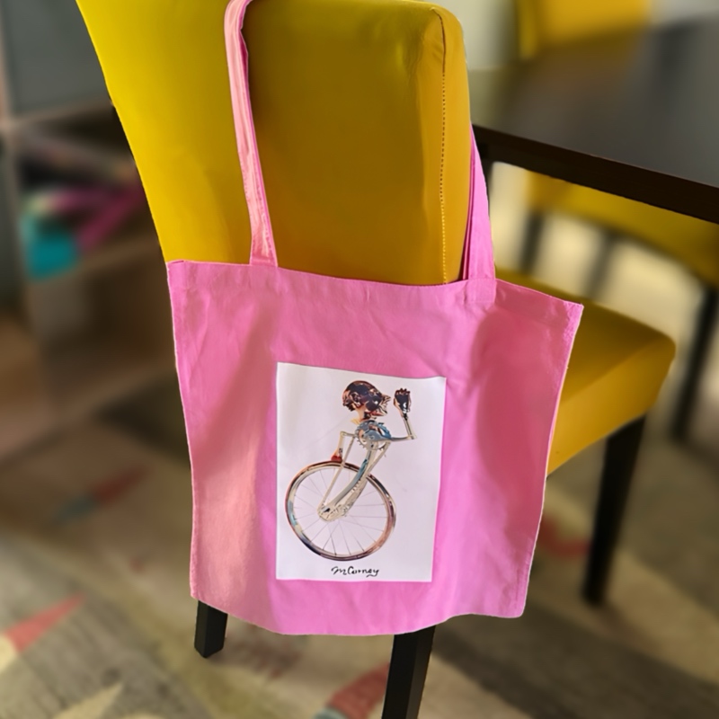 Cyclist Tote Bag
