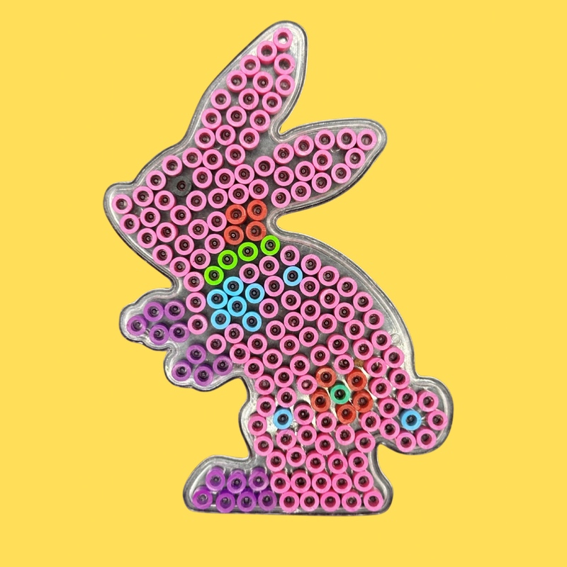 Hama Bead Bunny Tote Bag