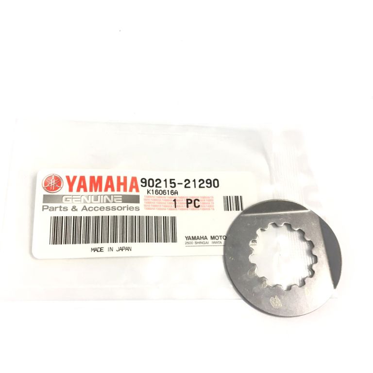 Priekinės žvaigždės veržlė + poveržlė Yamaha  9017918006 (90179-18006) + 9021521290 (90215-21290)
