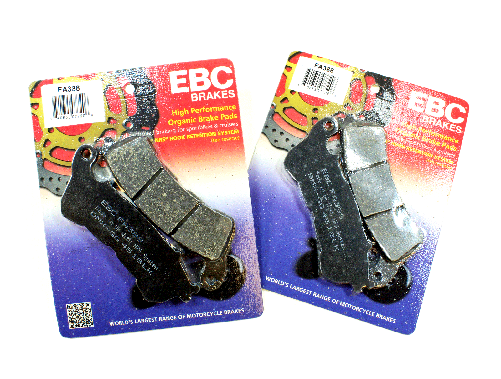 Priekinės stabdžių kaladėlės EBC FA388 Honda ABS