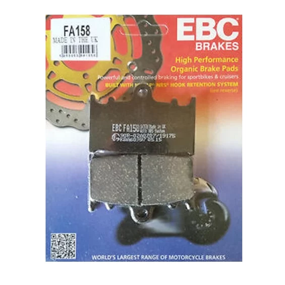 Priekinės stabdžių kaladėlės EBC FA158 