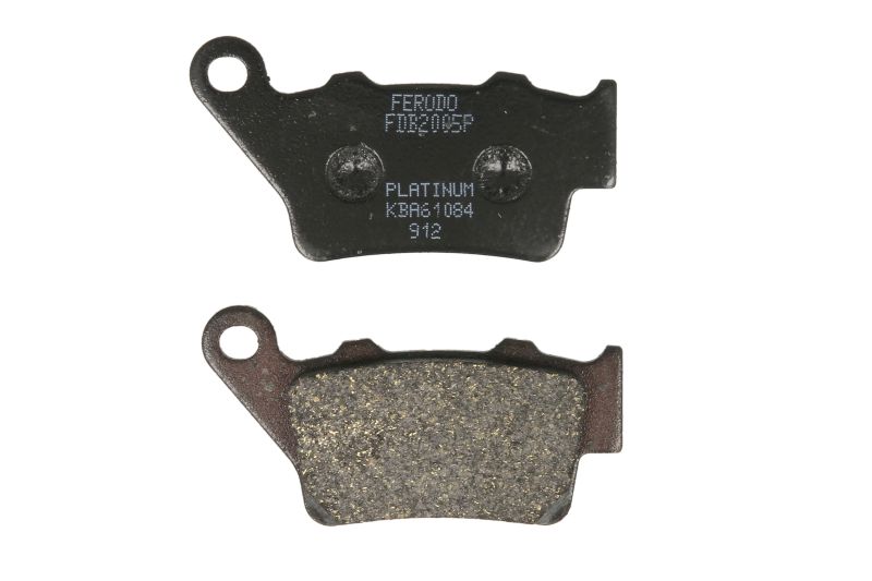 Galinės stabdžių kaladėlės Ferodo Platinum FDB2005P apAPRILIA ETV, PEGASO; BETA JONATHAN; BMW C, C1, F, S; DUCATI MONSTER, SCRAMBLER 125-1200 1992-2019