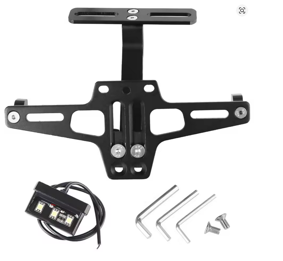 Numerio laikiklis su LED apšvietimu