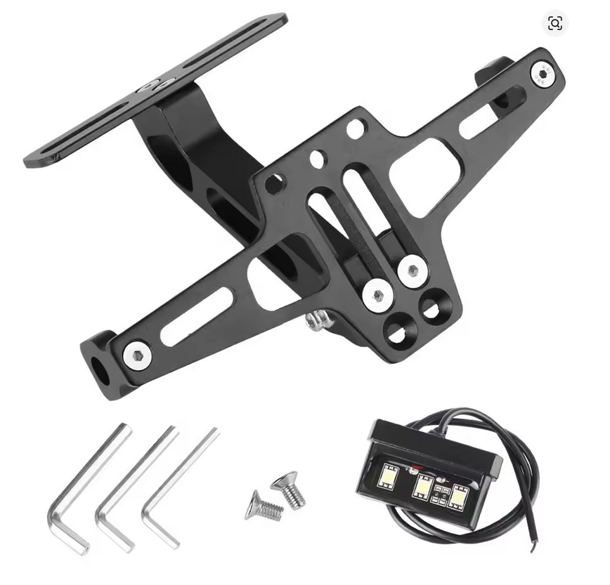 Numerio laikiklis su LED apšvietimu