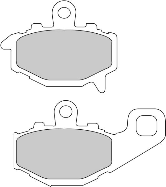 Galinės stabdžių kaladėlės Ferodo Platinum FDB2012P Kawasaki