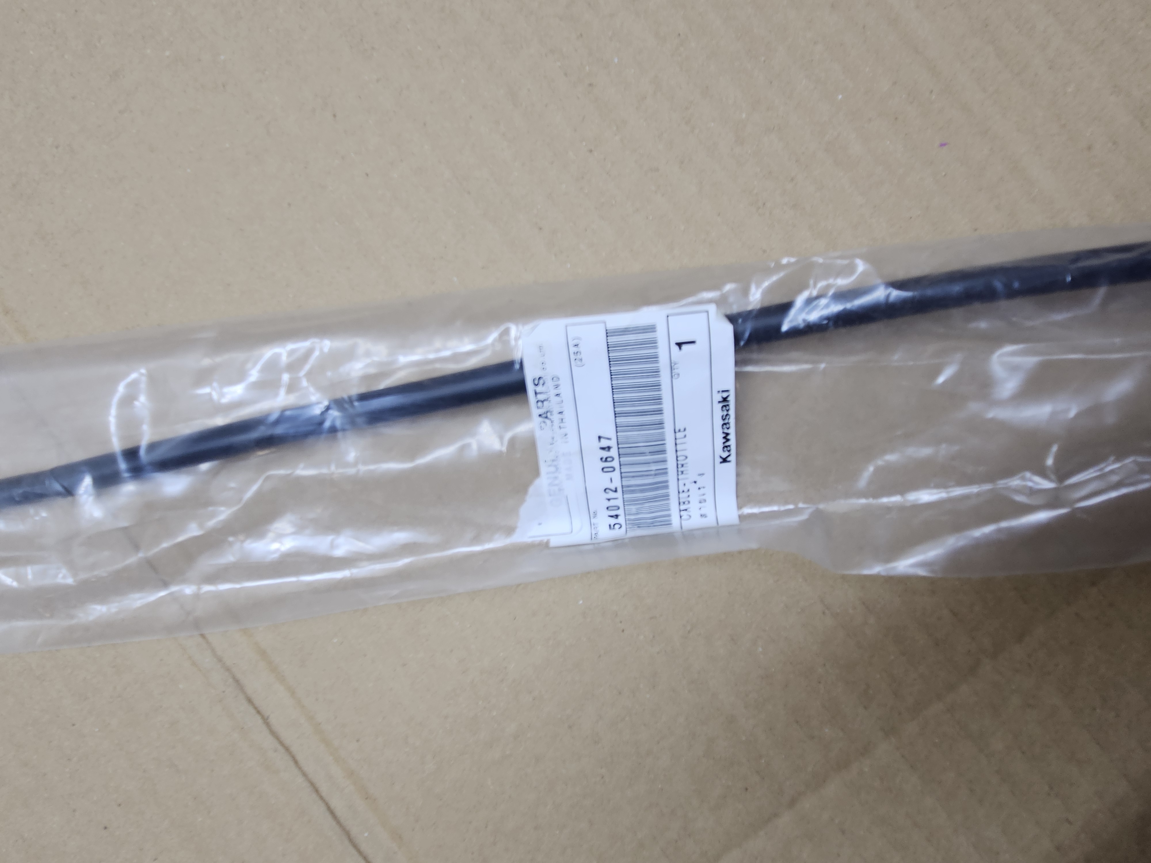 Akseleratoriaus (gazo) trosas Kawasaki 540120647 54012-0647