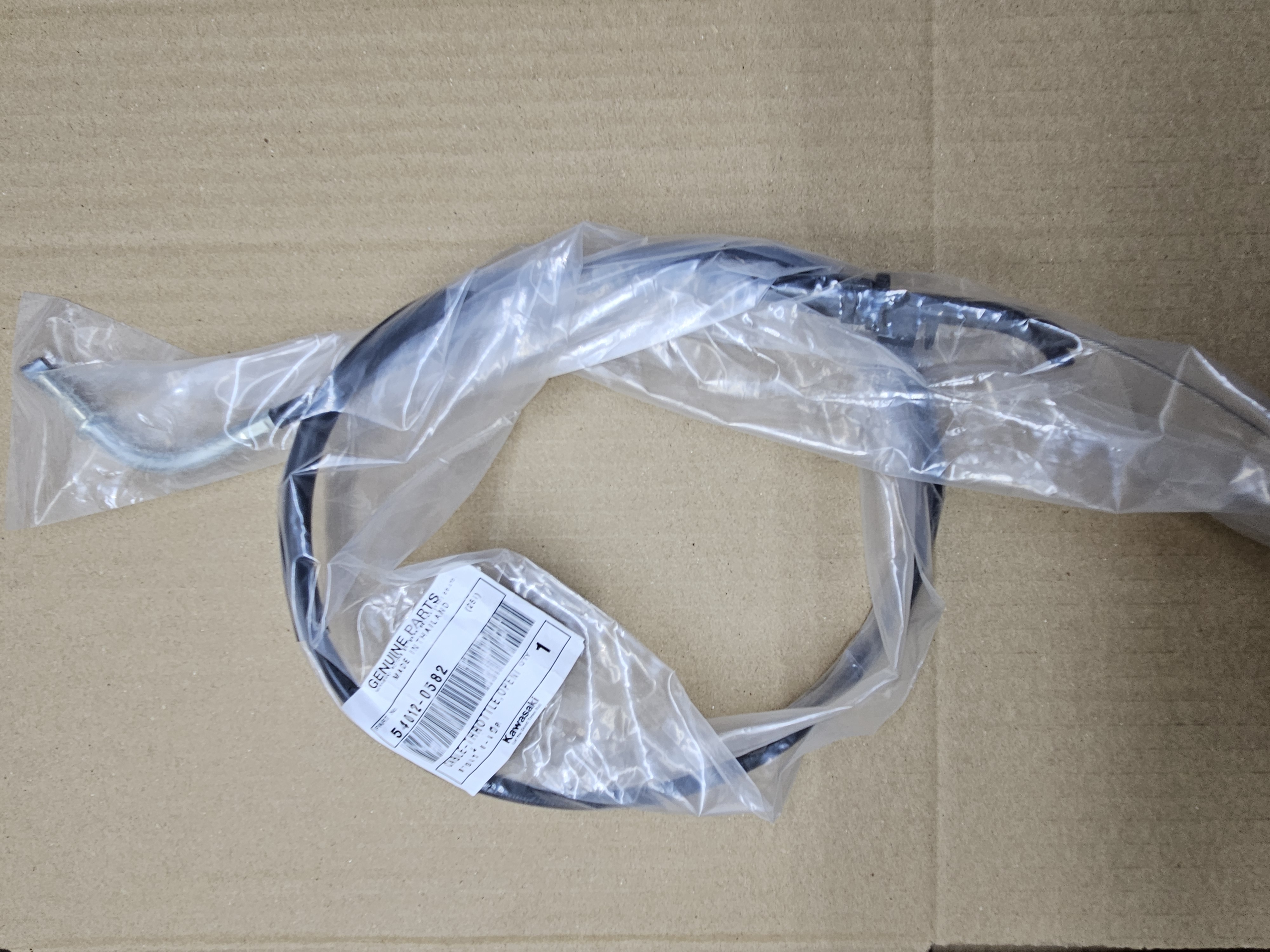Akseleratoriaus (gazo) atidarymo trosas Kawasaki 540120582 54012-0582