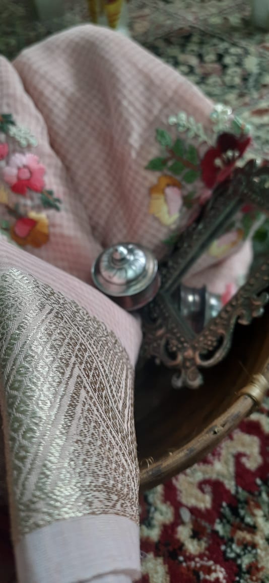 Original Kota Saree with Handwork