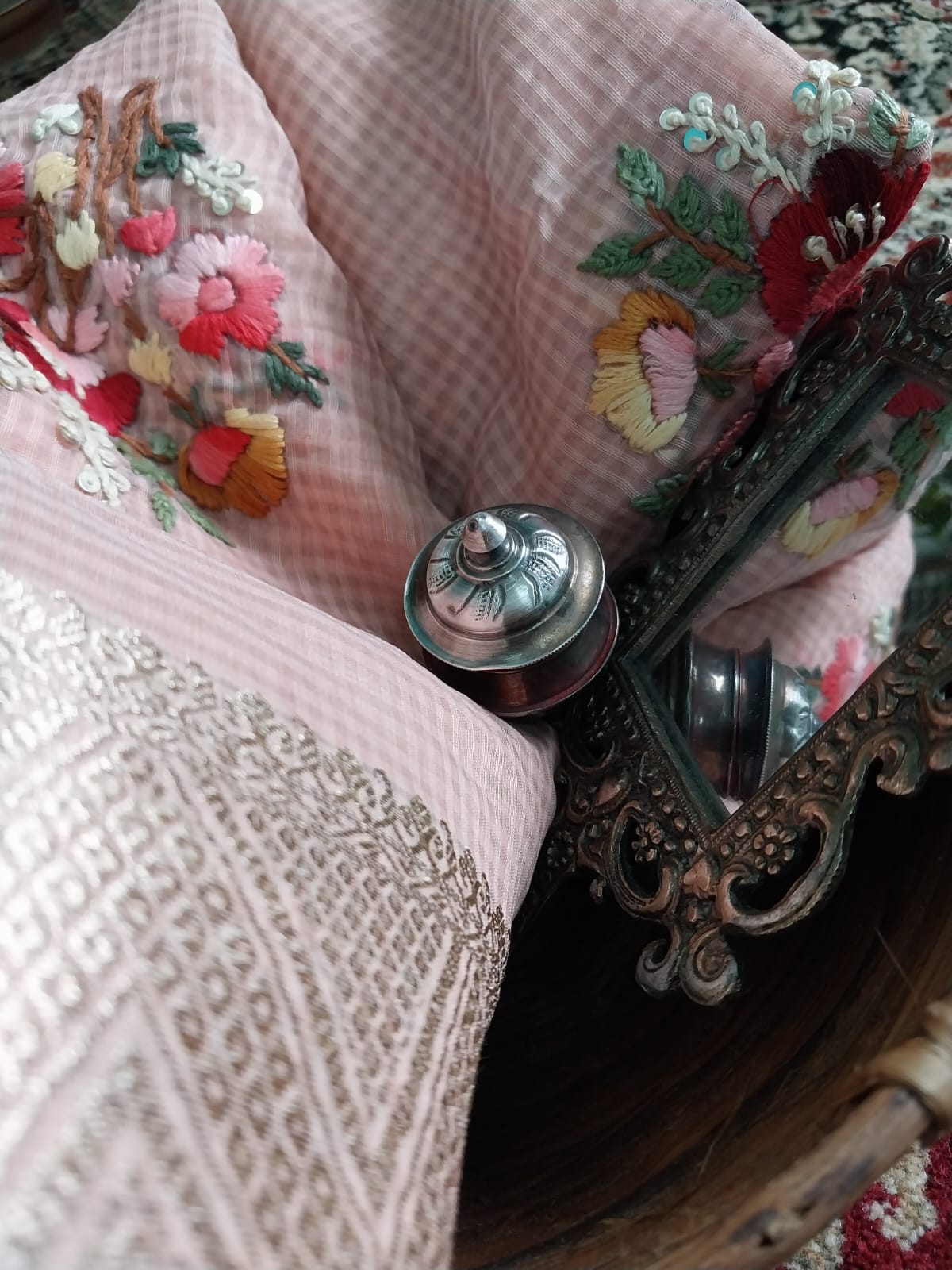 Original Kota Saree with Handwork