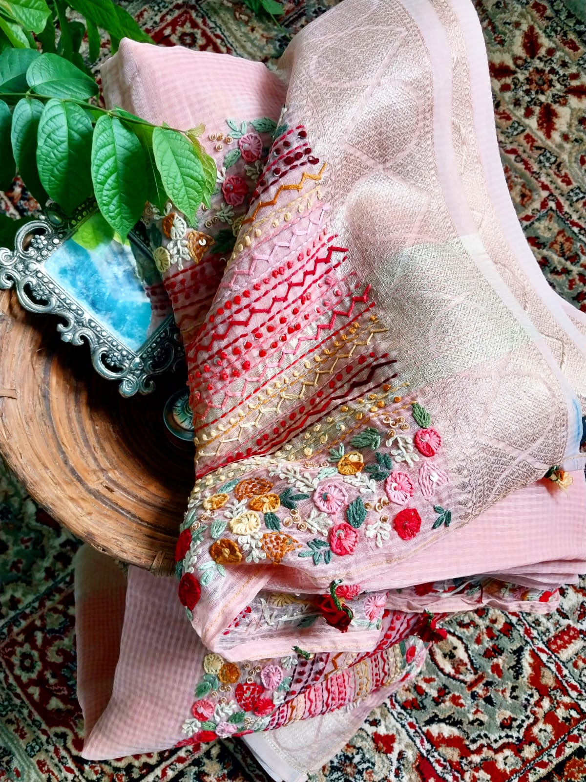 Original Kota Saree with Handwork