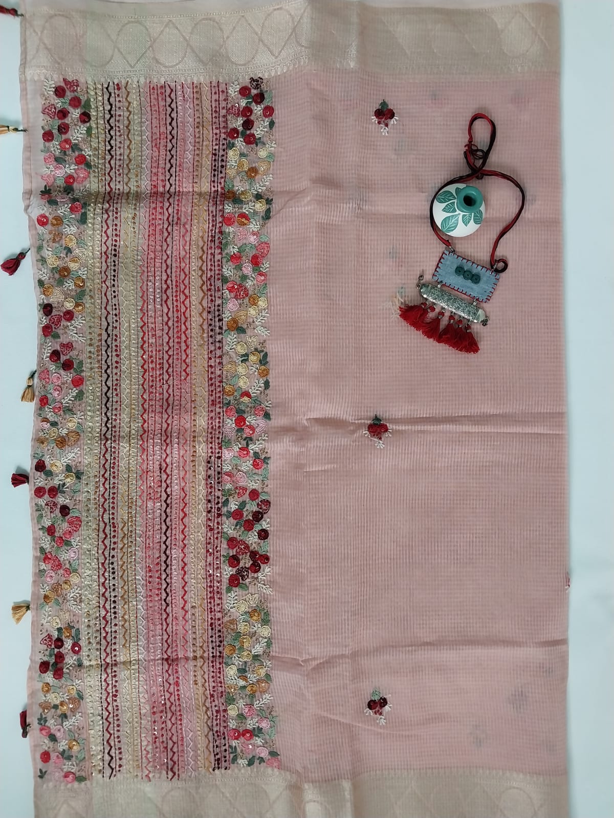 Original Kota Saree with Handwork