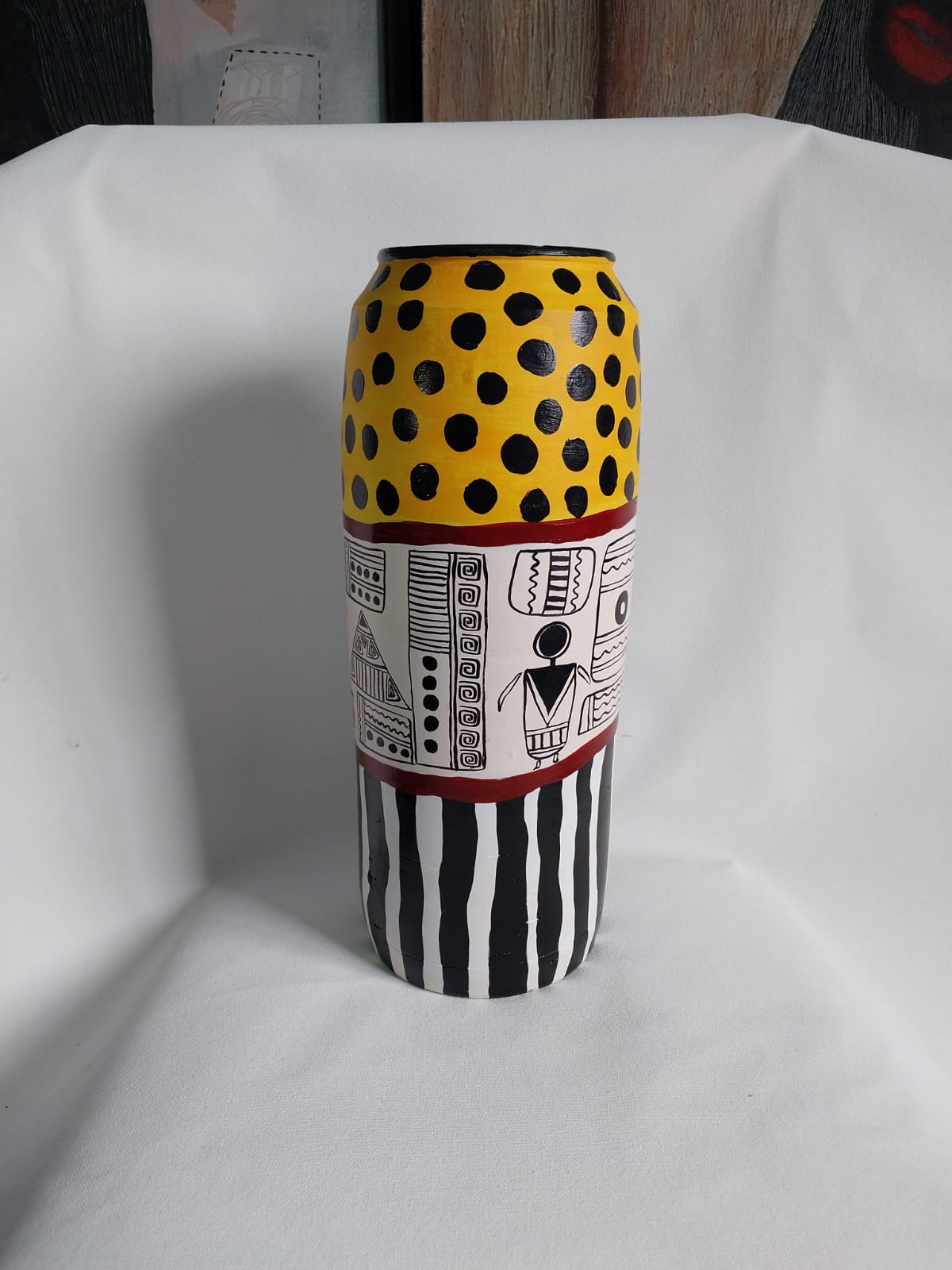 Hand Painted Earthen Vase