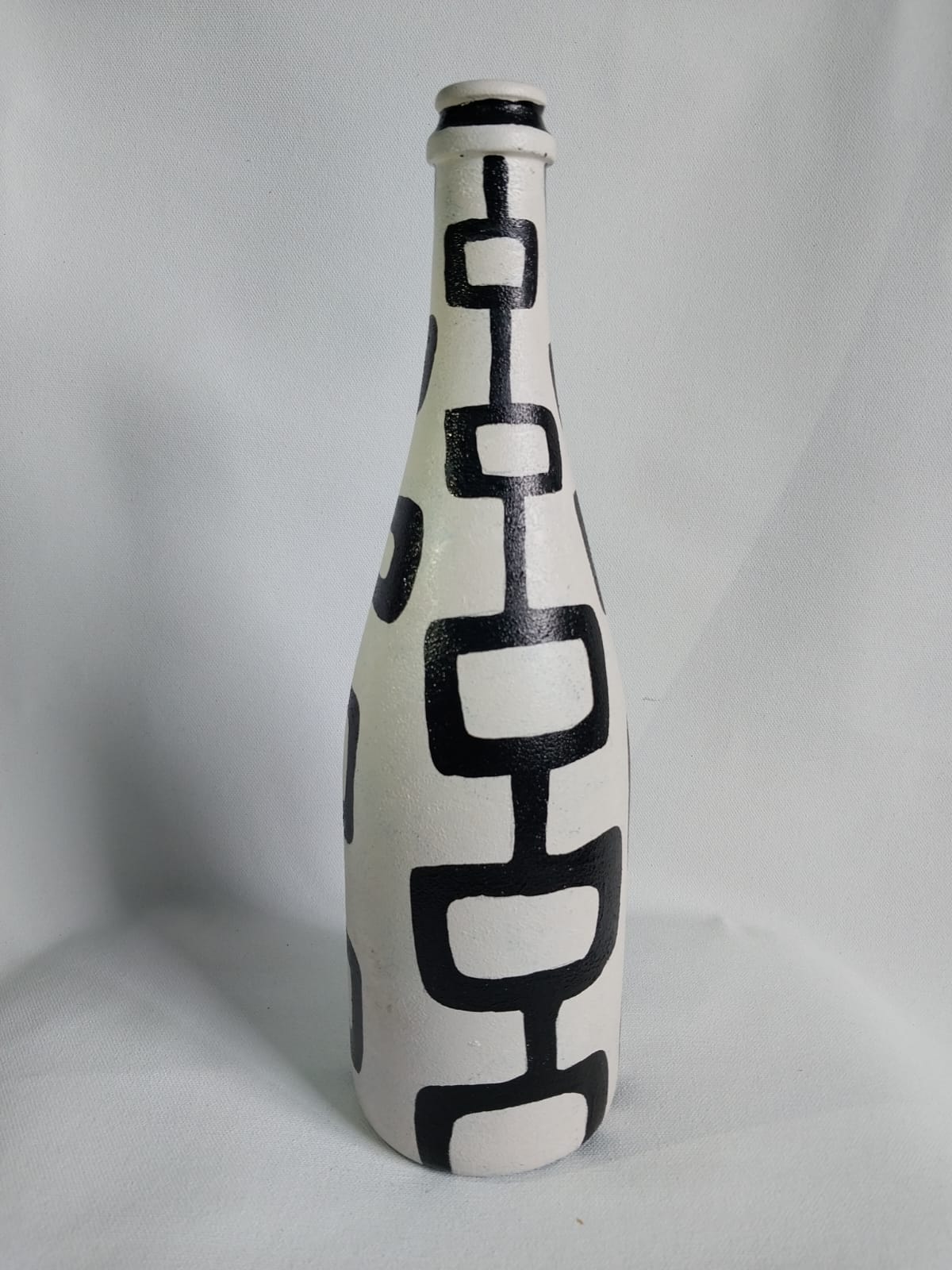 Hand Painted Glass Vase