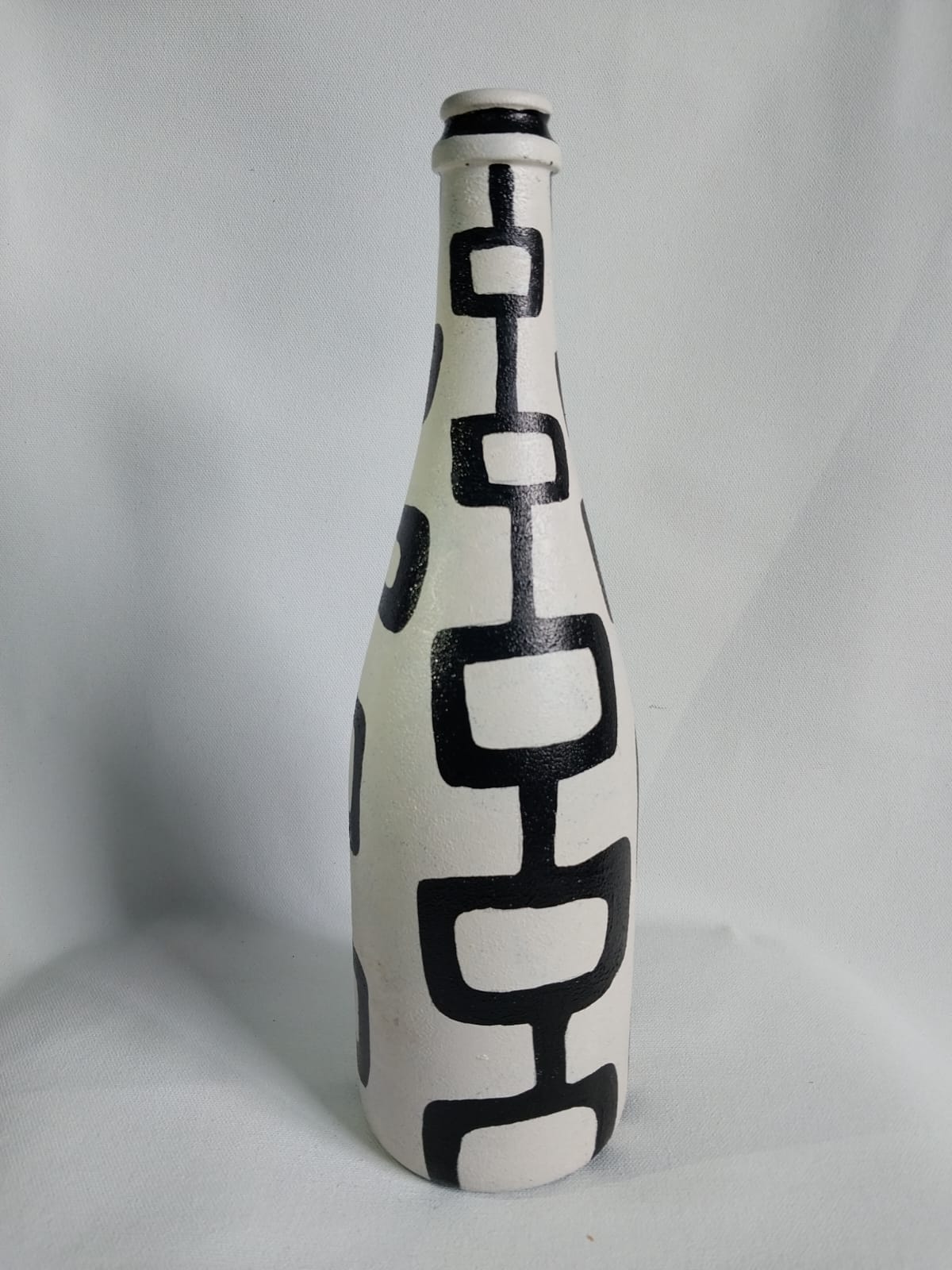 Hand Painted Glass Vase