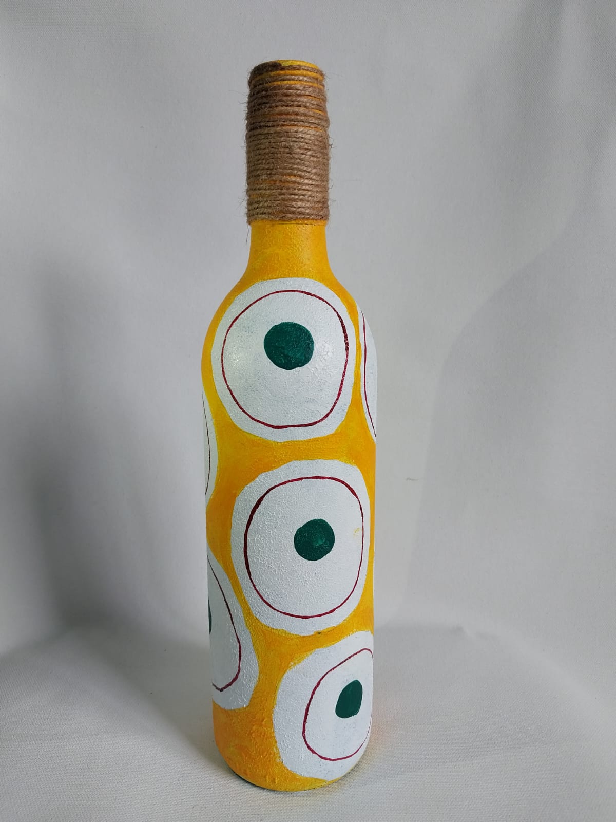 Hand Painted Glass Vase